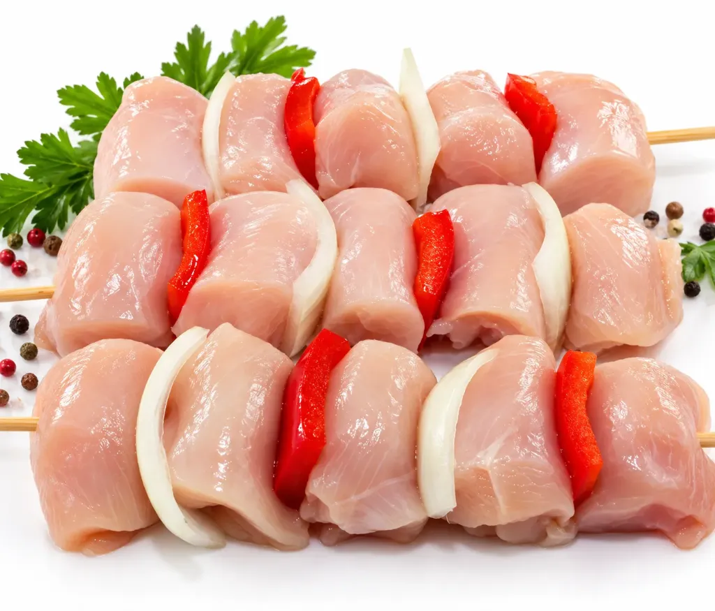 [21103000] KIPPENBROCHETTE - NATUUR 500 Gr (3 pcs)