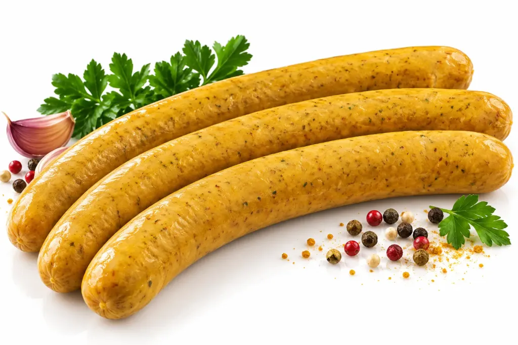 SAUCISSE DE POULET CURRY HALAL 2 Kg (± 20 x 100 gr)