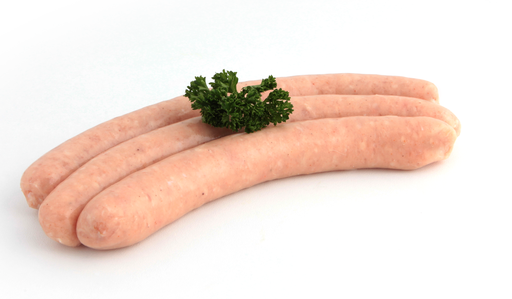 SAUCISSE DE POULET 500gr (± 5 x 100 gr)