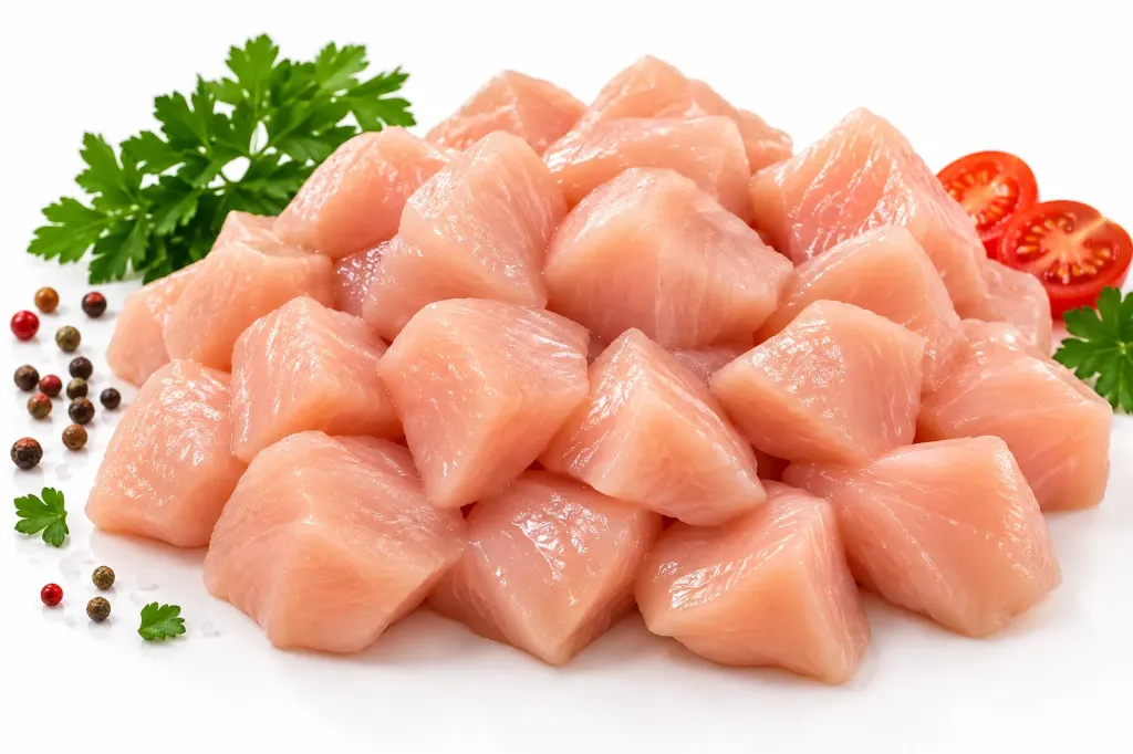 [21100010] FILET DE POULET CUBÉ - MARINÉ NATURE 500 gr
