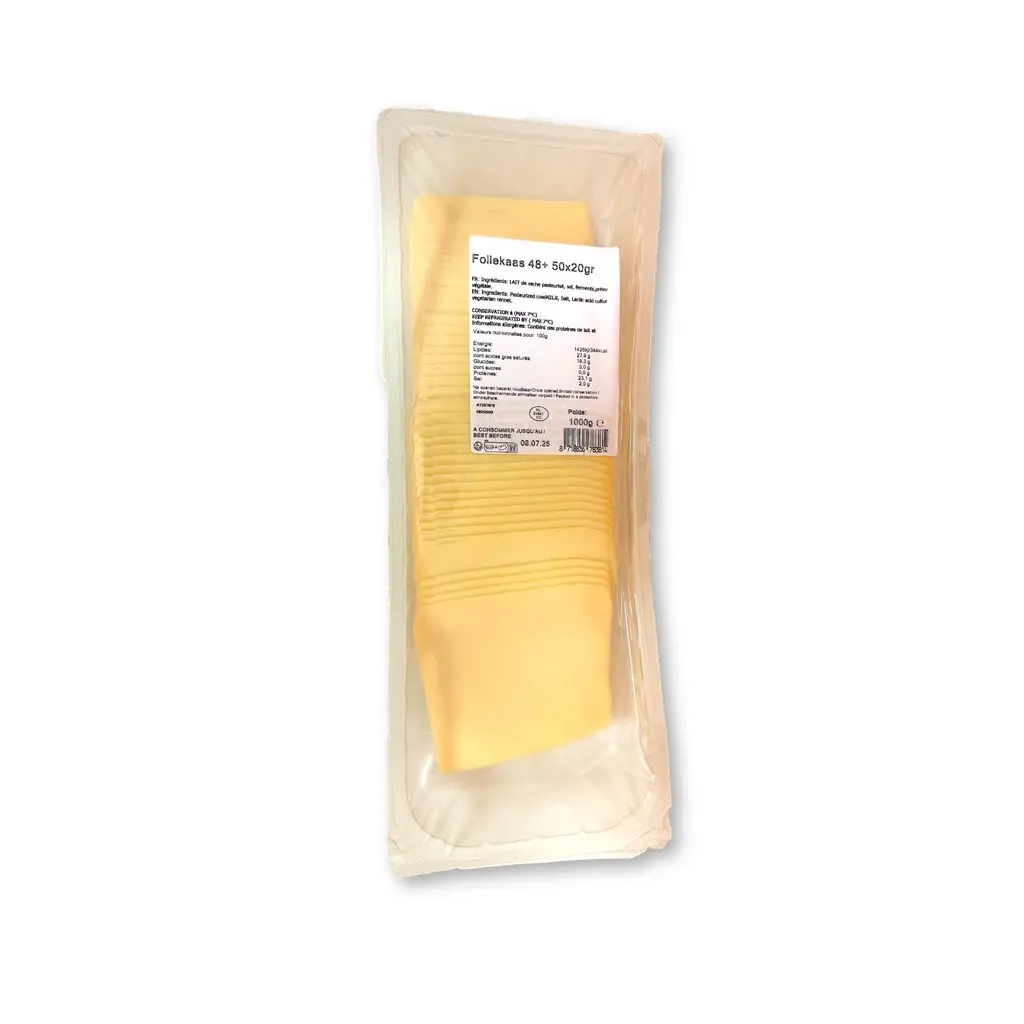 [60000103] Fromage gouda tranches (50 x 20 g) - 1 kg 