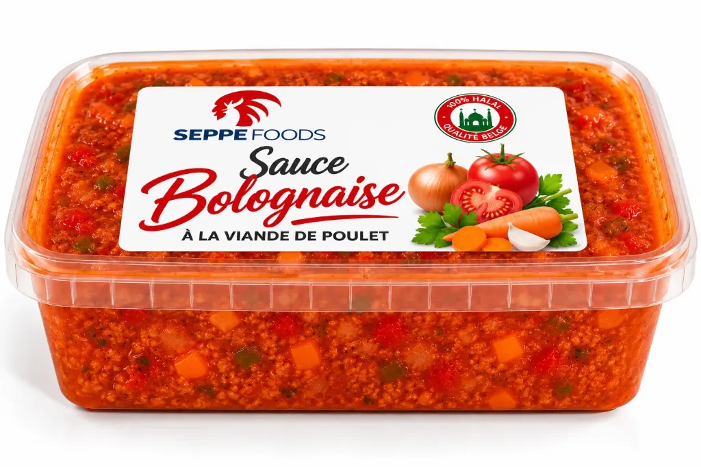 SAUCE BOLOGNAISE A LA VIANDE DE POULET 1Kg